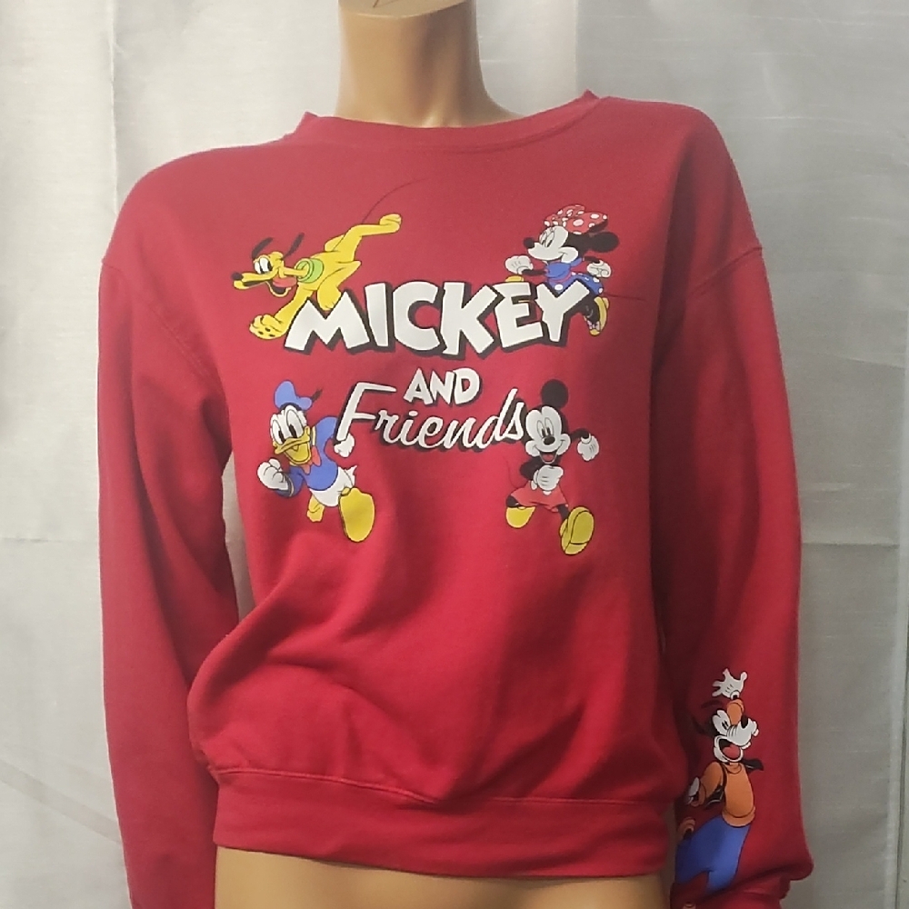 Disney Mickey and Friends Red Sweatshirt